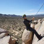 woman climber in Joshua Tree National Park